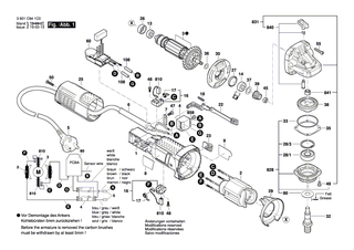 BOSCH Lagerflansch | Ersatzteile f�r GWS 7-115 ET, GWS 7-115 - 1619P07451