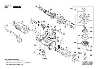 BOSCH Lagerflansch | Ersatzteile f�r GWS 7-115, GWS 7-125 - 1619P07452