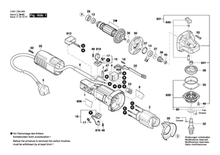 BOSCH Lagerflansch | Ersatzteile f�r GWS 7-115, GWS 7-125 - 1619P07452