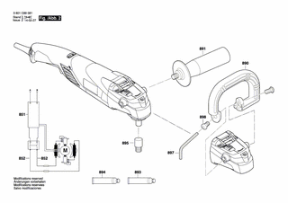 BOSCH Handgriff | Ersatzteile f�r GPO 14 CE - 1619P07563