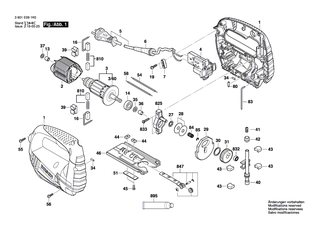BOSCH Nadelh�lse | Ersatzteile f�r GST 65 B, GST 65 BE - 1619P07628