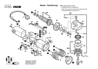 BOSCH Entst�rfilter | Ersatzteile f�r GWS 6-115, GWS 660 - 1619P07647
