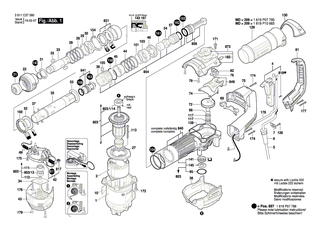 BOSCH Schutzh�lse | Ersatzteile f�r GSH 5 - 1619P07724