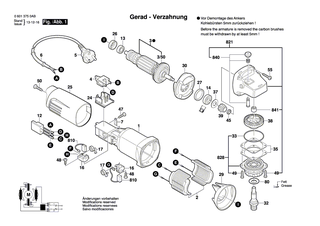 BOSCH Polschuh 230V | Ersatzteile f�r GKS 55+ GCE - 1619P08322