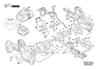 BOSCH Gewindefurchschraube | Ersatzteile f�r GSA 10,8 V-LI, GSA 18 V-LI C - 1619P08621