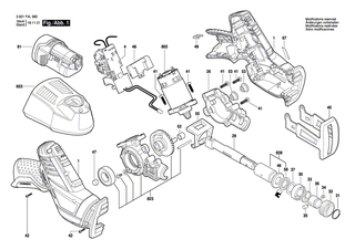 BOSCH Gewindefurchschraube | Ersatzteile f�r GSA 10,8 V-LI, GSA 18 V-LI C - 1619P08621