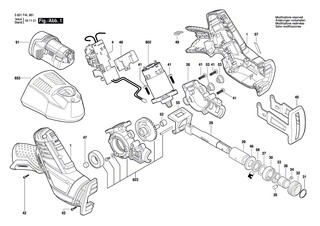 BOSCH Clip | Ersatzteile f�r GST 10,8 V-LI, BACJS 10,8 V LI - 1619P08646