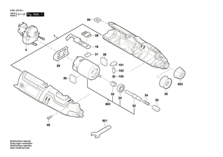 BOSCH Clip | Ersatzteile f�r GST 10,8 V-LI, BACJS 10,8 V LI - 1619P08646