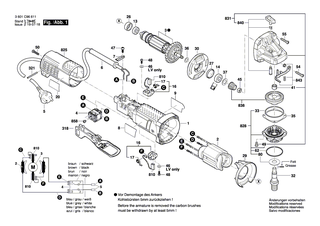 BOSCH Rillenkugellager | Ersatzteile f�r GPO 14 CE, GWS 750 - 1619P08829