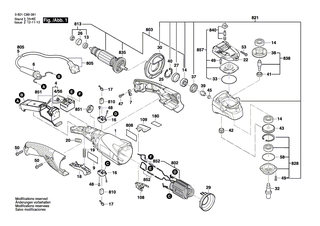 BOSCH Getriebedeckel | Ersatzteile f�r GPO 14 CE, GRB 14-CE - 1619P09079