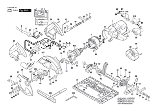 BOSCH Grundplatte | Ersatzteile f�r GKS 65 GCE, GKS 65 G - 1619P09222