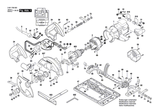 BOSCH Grundplatte | Ersatzteile f�r GKS 65 GCE, GKS 65 G - 1619P09222