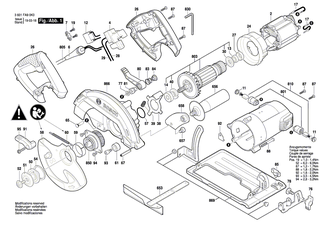BOSCH Mutter | Ersatzteile f�r GKS 7000 - 1619P09798