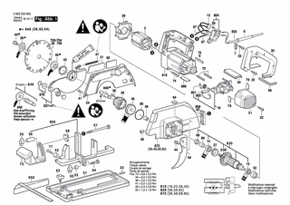 BOSCH Zugfeder | Ersatzteile für PKS 66 | 1604649001