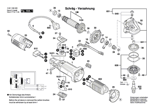 BOSCH Geh�usedeckel | Ersatzteile f�r GWS 7-115, GWS 7-125 - 1619P09922