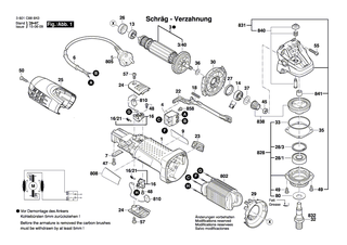 BOSCH Motorgeh�use | Ersatzteile f�r GWS 7-115, GWS 7-125 - 1619P10070