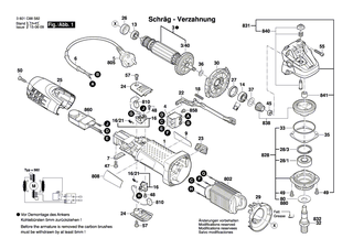 BOSCH Motorgeh�use | Ersatzteile f�r GWS 7-115, GWS 7-125 - 1619P10070
