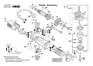BOSCH Motorgeh�use | Ersatzteile f�r GWS 7-115, GWS 7-125 - 1619P10070