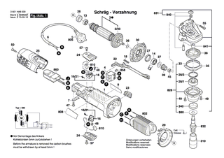 BOSCH Motorgeh�use | Ersatzteile f�r GWS 7-115, GWS 7-125 - 1619P10070