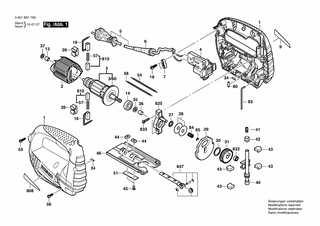 BOSCH Motorgeh�use | Ersatzteile f�r GST 65 B, GST 65 BE...
