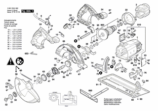BOSCH Getriebe | Ersatzteile f�r GKS 9, GKS 235 Turbo -...