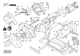 BOSCH Kugellager | Ersatzteile f�r GKS 165, GKS 55+ GCE - 1619P10481