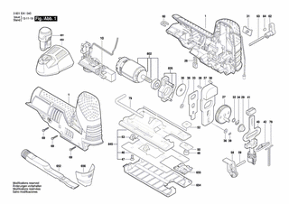 BOSCH Fussplatte | Ersatzteile f�r GST 10,8 V-LI -...