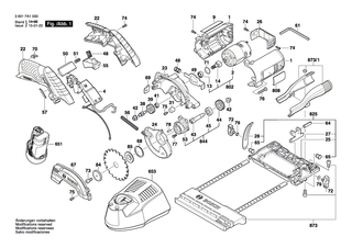BOSCH Grundplatte | Ersatzteile f�r GKS 10,8 V-LI, HKS...