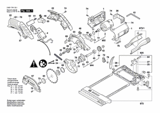BOSCH Endkappe | Ersatzteile f�r GKS 10,8 V-LI - 1619P10724