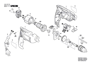 BOSCH Rillenkugellager | Ersatzteile f�r GSB 1300 - 1619PA0681