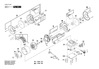 BOSCH Schalter | Ersatzteile f�r GBG 6, GBG 8 - 1619PA1962