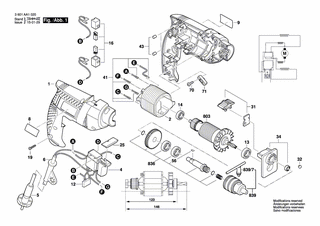 BOSCH Netzanschlussleitung | Ersatzteile f�r GSB 1300 -...