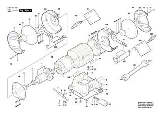 BOSCH Zahnscheibe | Ersatzteile f�r GBG 6, GBG 8 - 1619PA2141