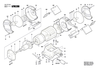 BOSCH Zahnscheibe | Ersatzteile f�r GBG 6, GBG 8 - 1619PA2141