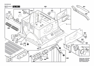 BOSCH Schaltergeh�use | Ersatzteile f�r PTS 10 - 1619PA3187