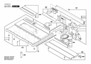 BOSCH Längsanschlag | Ersatzteile für PTS 10 - 1619PA3201