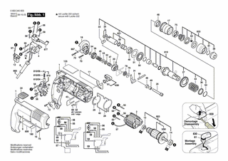 BOSCH Tülle Ø6,5-Ø6,9x95 MM | Ersatzteile für PBH 16 RE | 2600703012