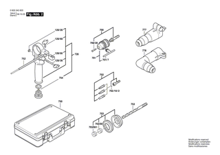 BOSCH Tülle Ø6,5-Ø6,9x95 MM | Ersatzteile für PBH 16 RE | 2600703012