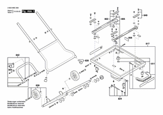 BOSCH Traggriff | Ersatzteile f�r PTA 2000 - 1619PA3720