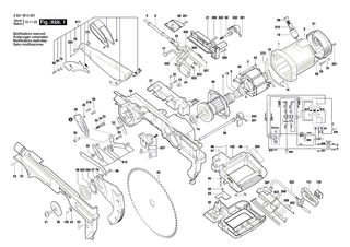 BOSCH Scheibe | Ersatzteile f�r GTM 12 JL - 1619PA4593
