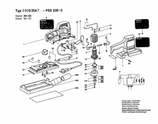 BOSCH Netzanschlussleitung EU 230V 4,15m 2 x 1,0mm H05 RN-F | Ersatzteile für PSS 230 E | 1607000386