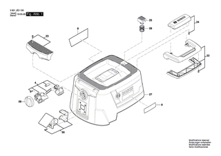 BOSCH Taste | Ersatzteile f�r GAS 15, GAS 15 PS - 1619PA7270