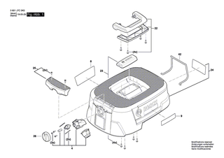 BOSCH Schaltersatz | Ersatzteile f�r GAS 15 - 1619PA7289
