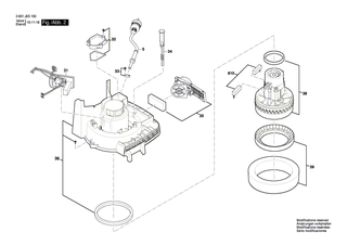 BOSCH Klemmst�ck | Ersatzteile f�r GAS 15, GAS 15 PS - 1619PA7304