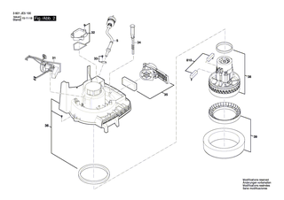 BOSCH Verbindungsstange | Ersatzteile f�r GAS 15, GAS 15 PS - 1619PA7305