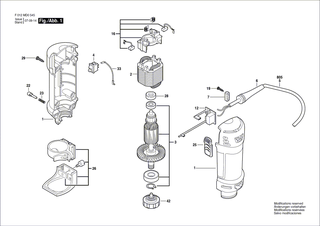 BOSCH Schraube | Ersatzteile f�r 1810, 1825 - 1619X00504