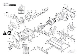 BOSCH Gehrungslineal | Ersatzteile f�r GKS 85, GKS 9 - 1619X01612