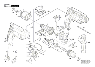 BOSCH Netzanschlussleitung | Ersatzteile f�r 6535 - 1619X02368