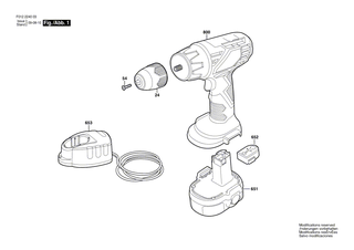 BOSCH Senkschraube | Ersatzteile f�r PSR 1080 LI, 2044 - 1619X02515
