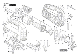 BOSCH Elektr Leitung | Ersatzteile f�r GST 8000 E, GST 75 E - 1619X03396